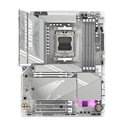 Материнская плата Gigabyte X870 A ELITE WF7 ICE SocketAM5 AMD X870 4xDDR5 ATX AC`97 8ch(7.1) 2.5Gg RAID+HDMI